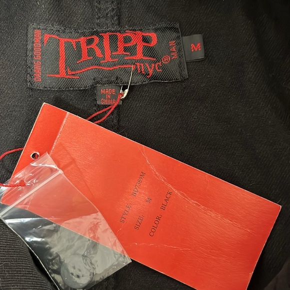 Tripp NYC Black Denim Vest Jacket - Picture 13 of 17